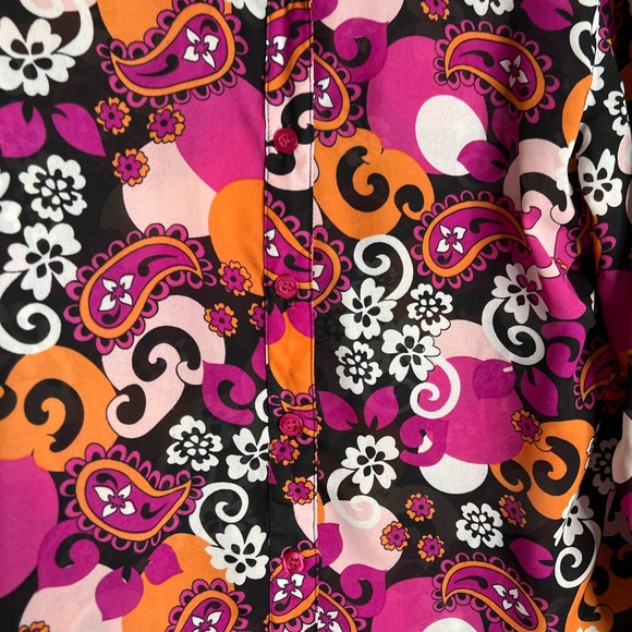 Vintage Y2K MaryKate and Ashley Pasiley Button Up Top - Picture 2 of 8